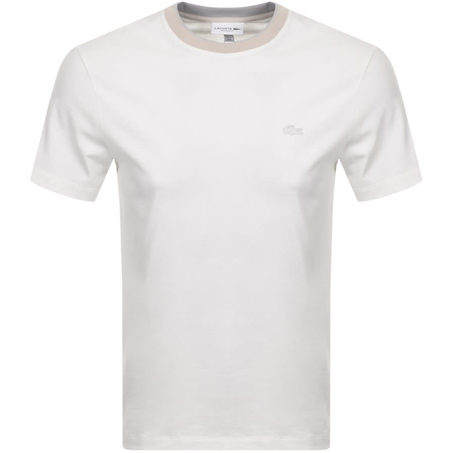 Alternative Image for ProductLacoste Crew Neck T Shirt Cream1